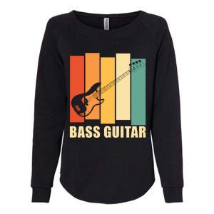 Bass Guitar Womens California Wash Sweatshirt