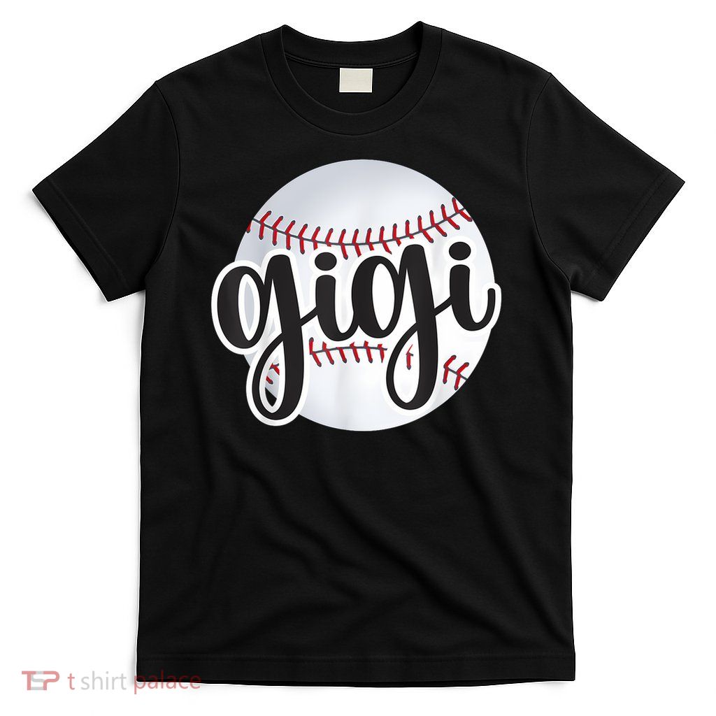 Baseball Gigi Baseball Fan Proud Baseball Grandma Gigi T-Shirt