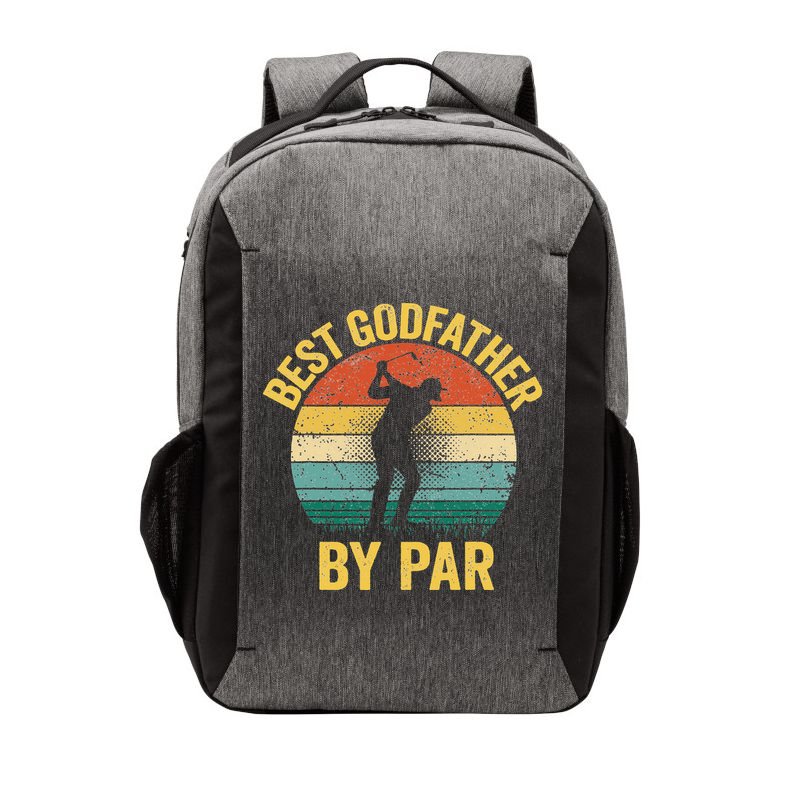 Best Godfather By Par Father's Day Golf Gift Grandpa Vector Backpack