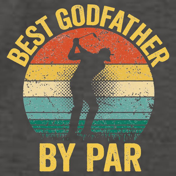 Best Godfather By Par Father's Day Golf Gift Grandpa Vector Backpack