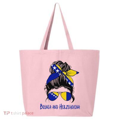 Bosnian Girl Bosniaks Girl Bosnia And Herzegovina Flag 25L Jumbo Tote