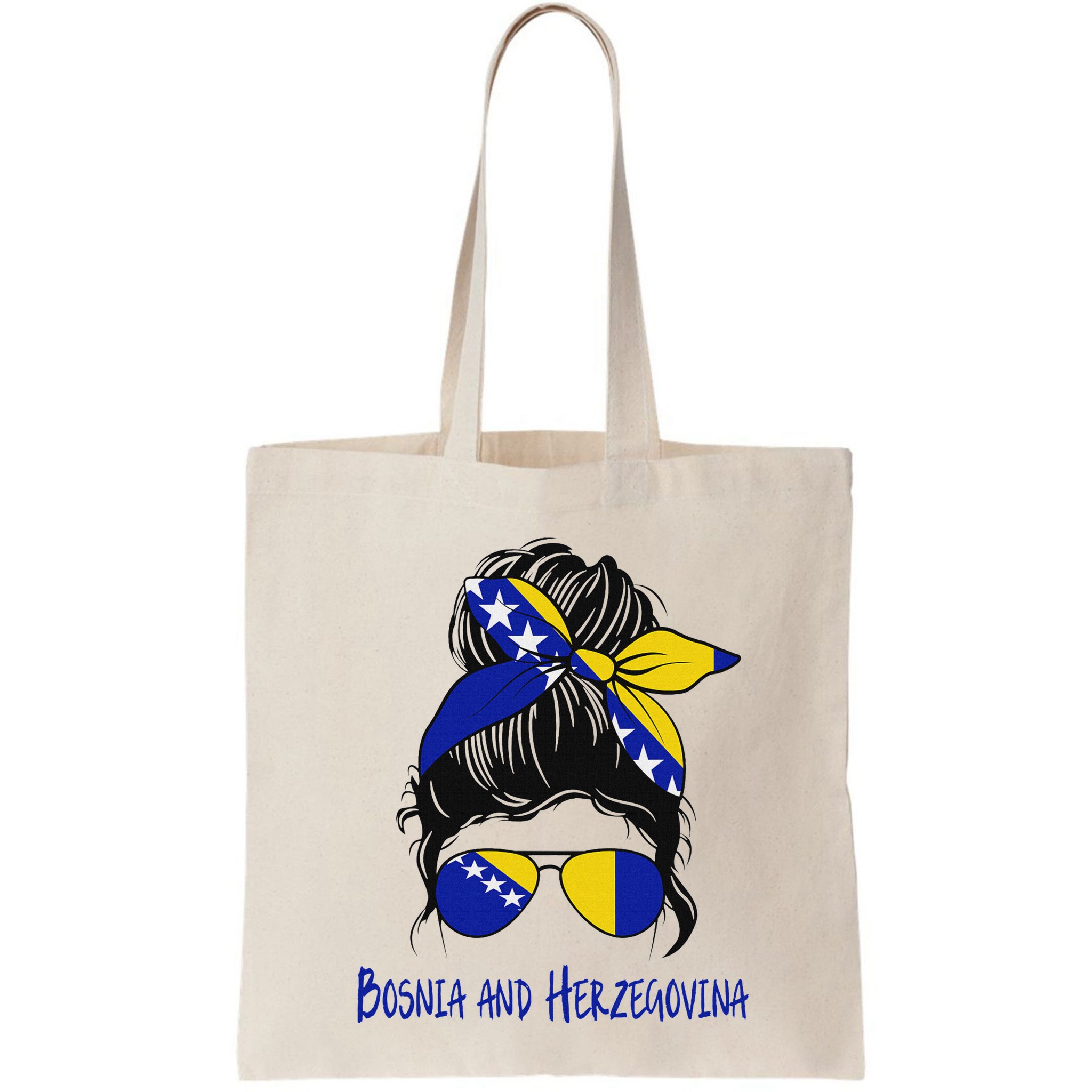 Bosnian Girl Bosniaks Girl Bosnia And Herzegovina Flag Bag