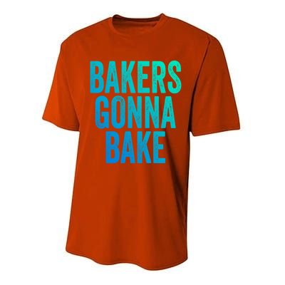 Bakers Gonna Bake Cool Gift Performance Sprint T-Shirt