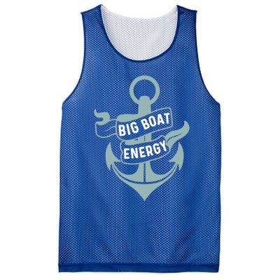 Boating Gift Big Boat Energy On Cruise Time Sailing Gift Mesh Reversible Basketball Jersey Tank