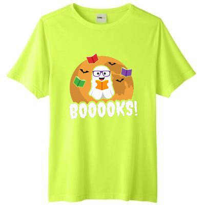 Booooks Ghost Boo Read Books Library Gift Funny Tall Fusion ChromaSoft Performance T-Shirt