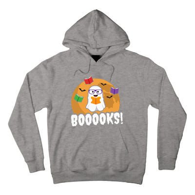 Booooks Ghost Boo Read Books Library Gift Funny Tall Hoodie