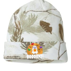 Booooks Ghost Boo Read Books Library Gift Funny Kati Licensed 12" Camo Beanie