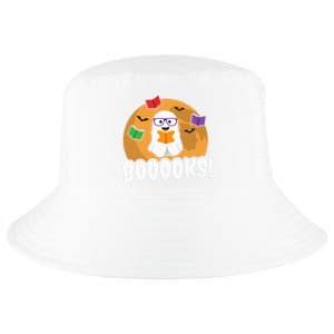 Booooks Ghost Boo Read Books Library Gift Funny Cool Comfort Performance Bucket Hat