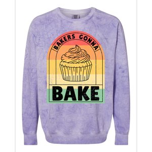 Bakers Gonna Bake Cute Gift Colorblast Crewneck Sweatshirt