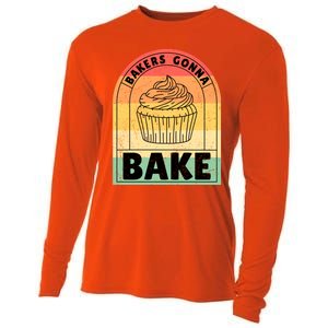 Bakers Gonna Bake Cute Gift Cooling Performance Long Sleeve Crew