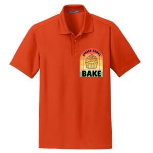 Bakers Gonna Bake Cute Gift Dry Zone Grid Polo