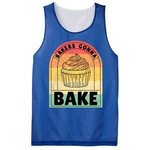 Bakers Gonna Bake Cute Gift Mesh Reversible Basketball Jersey Tank