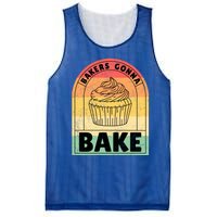 Bakers Gonna Bake Cute Gift Mesh Reversible Basketball Jersey Tank