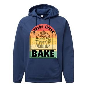 Bakers Gonna Bake Cute Gift Performance Fleece Hoodie