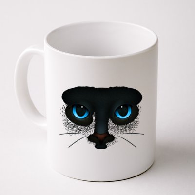 Bluefunny Gifteyed Black Cat Blending Into The Night Graphic Art Gift Coffee Mug