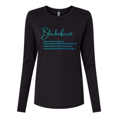 Blacknificent Gift Womens Cotton Relaxed Long Sleeve T-Shirt