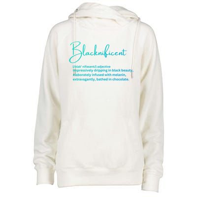 Blacknificent Gift Womens Funnel Neck Pullover Hood