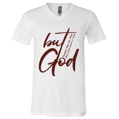 But God V-Neck T-Shirt