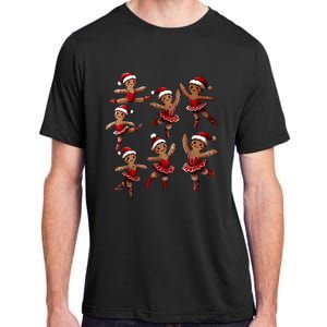 Ballet Gingerbread Ballet Dancer Dance Teacher Christmas Adult ChromaSoft Performance T-Shirt