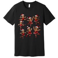 Ballet Gingerbread Ballet Dancer Dance Teacher Christmas Premium T-Shirt