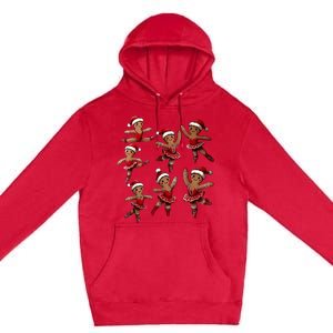 Ballet Gingerbread Ballet Dancer Dance Teacher Christmas Premium Pullover Hoodie