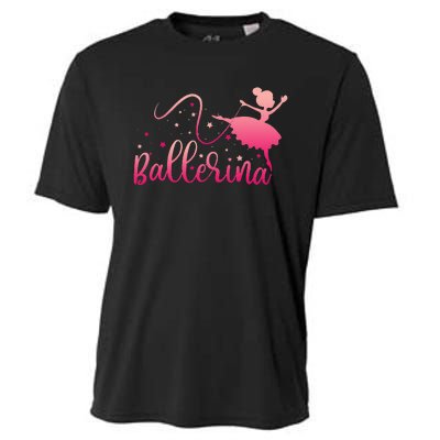 Ballerina Girl Ballet Dance Dancer Lovers Cooling Performance Crew T-Shirt