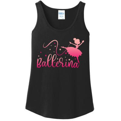 Ballerina Girl Ballet Dance Dancer Lovers Ladies Essential Tank