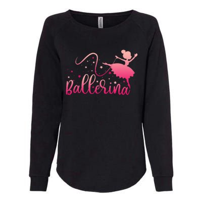 Ballerina Girl Ballet Dance Dancer Lovers Womens California Wash Sweatshirt