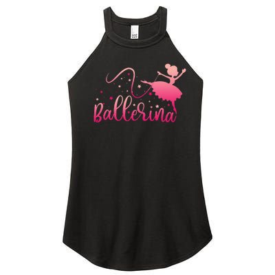 Ballerina Girl Ballet Dance Dancer Lovers Women’s Perfect Tri Rocker Tank