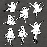 Ballet Ghost Ballet Dancer Spooky Dance Teacher Halloween Vector Backpack