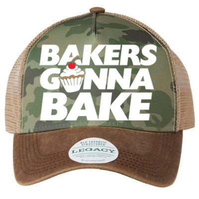 Bakers Gonna Bake Funny Gift Baking Cupcake Art Bakery Legacy Tie Dye Trucker Hat