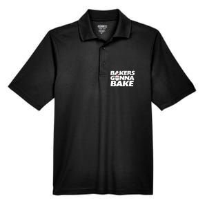 Bakers Gonna Bake Funny Gift Baking Cupcake Art Bakery Men's Origin Performance Pique Polo