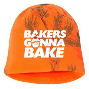 Bakers Gonna Bake Funny Gift Baking Cupcake Art Bakery Kati - Camo Knit Beanie