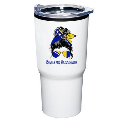 Bosnian Girl Bosniaks girl Bosnia and Herzegovina woman flag Tumbler