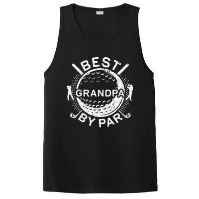 Best Grandpa By Par Golf Lover Fathers Day PosiCharge Competitor Tank