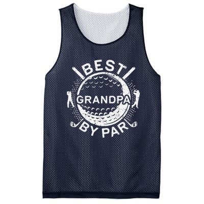 Best Grandpa By Par Golf Lover Fathers Day Mesh Reversible Basketball Jersey Tank