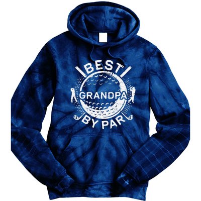 Best Grandpa By Par Golf Lover Fathers Day Tie Dye Hoodie