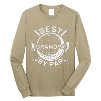 Best Grandpa By Par Golf Lover Fathers Day Long Sleeve Shirt