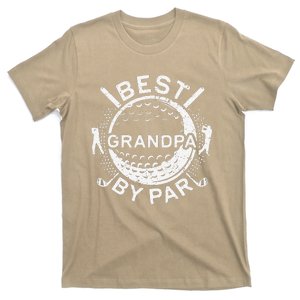 Best Grandpa By Par Golf Lover Fathers Day T-Shirt