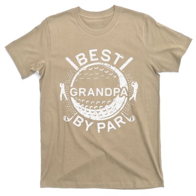 Best Grandpa By Par Golf Lover Fathers Day T-Shirt