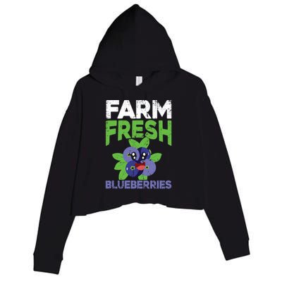 Blueberries Graphics Blueberry Lover Farmer Blueberry Fruit Cool Gift Crop Fleece Hoodie