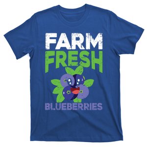 Blueberries Graphics Blueberry Lover Farmer Blueberry Fruit Cool Gift T-Shirt