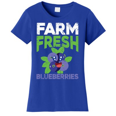 Blueberries Graphics Blueberry Lover Farmer Blueberry Fruit Cool Gift Women's T-Shirt