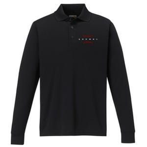 Baseball Gift Baseball Gift Performance Long Sleeve Polo