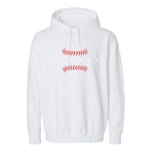 Baseball Gift Baseball Gift Garment-Dyed Fleece Hoodie