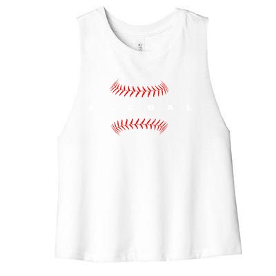 Baseball Gift Baseball Gift Women's Racerback Cropped Tank