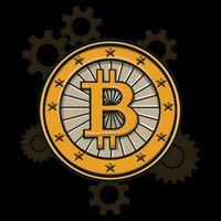 Bitcoin Gears 16 in Basic Backpack
