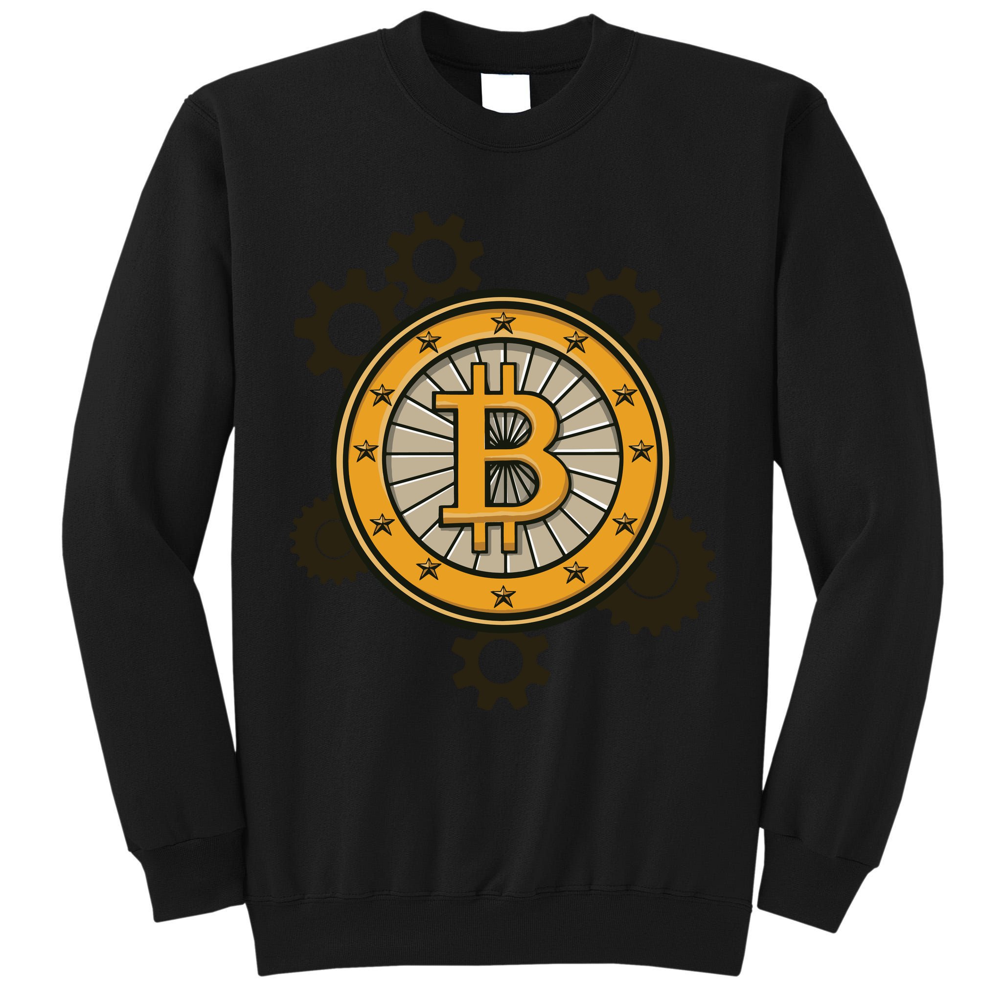 Bitcoin Gears Tall Sweatshirt