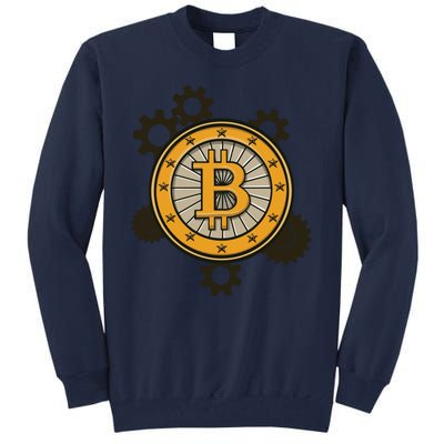 Bitcoin Gears Tall Sweatshirt