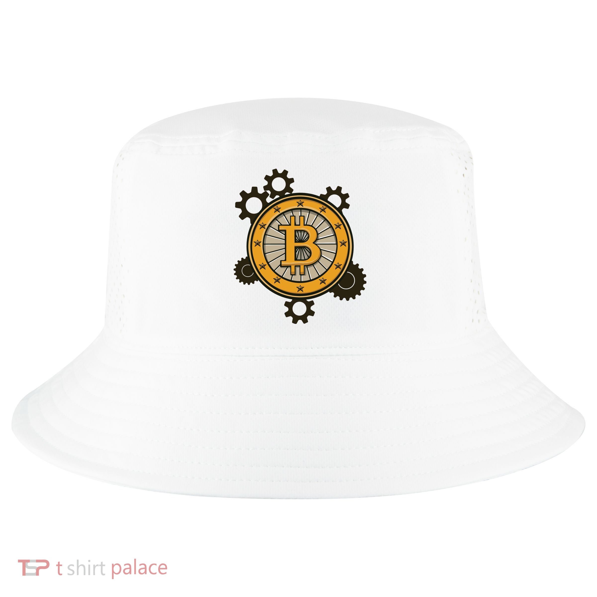 Bitcoin Gears Cool Comfort Performance Bucket Hat